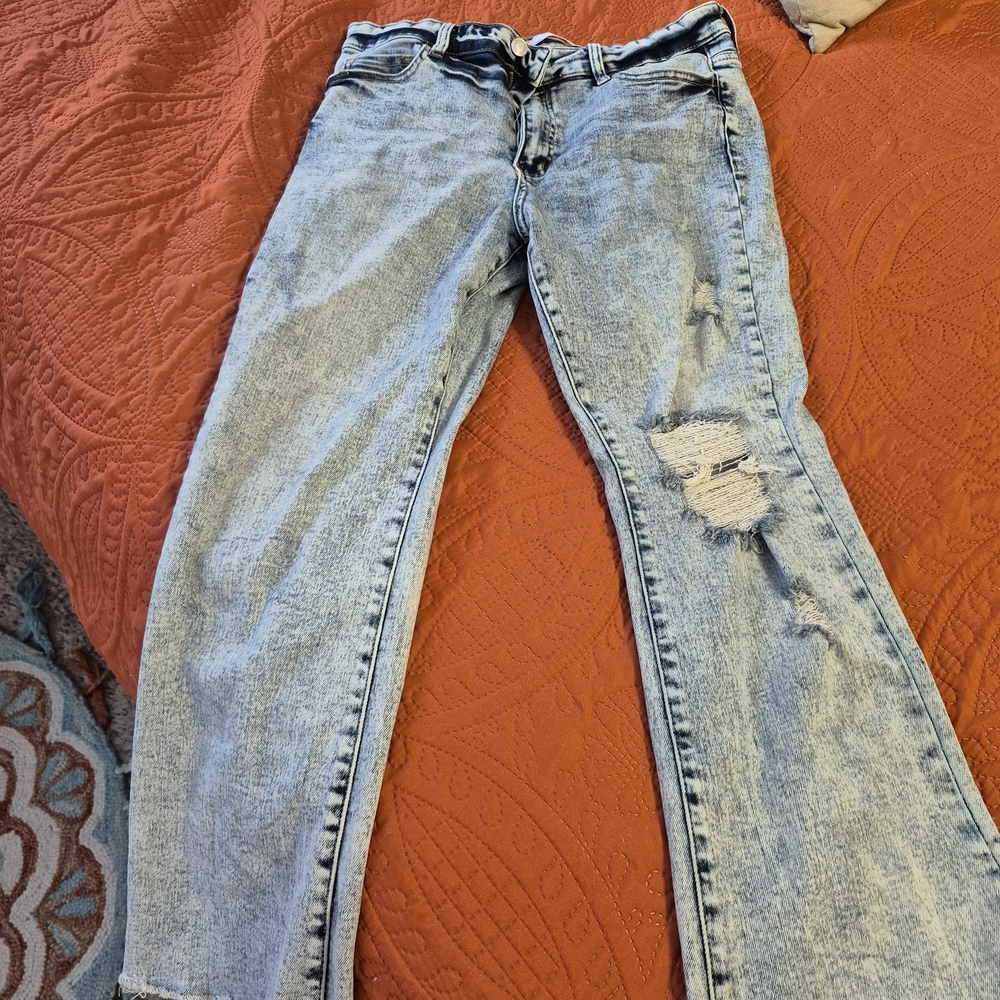 Classic Light Blue Women's Straight Leg Jeans